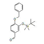 4-(Benzyloxy)-3-[(tert-butyldimethylsilyl)oxy]benzaldehyde