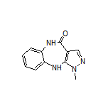 1-Methyl-5,10-dihydrobenzo[b]pyrazolo[3,4-e][1,4]diazepin-4(1H)-one