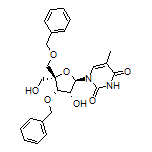 1-[(2R,3R,4S,5R)-4-(Benzyloxy)-5-[(benzyloxy)methyl]-3-hydroxy-5-(hydroxymethyl)tetrahydrofuran-2-yl]-5-methylpyrimidine-2,4(1H,3H)-dione