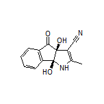 (3aS,8bS)-3a,8b-Dihydroxy-2-methyl-4-oxo-1,3a,4,8b-tetrahydroindeno[1,2-b]pyrrole-3-carbonitrile