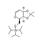 [[(3aR,4R,7aR)-2,2-Dimethyl-4,7a-dihydro-3aH-[1,3]dioxolo[4,5-c]pyran-4-yl]methoxy]triisopropylsilane