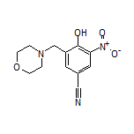 4-Hydroxy-3-(morpholinomethyl)-5-nitrobenzonitrile