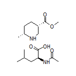 Methyl (3S,6R)-6-Methylpiperidine-3-carboxylate (S)-2-Acetamido-4-methylpentanoate