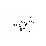 1-[4-Methyl-2-(methylamino)-5-thiazolyl]ethanone