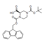 (R)-4-Boc-1-Fmoc-piperazine-2-carboxylic Acid