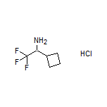 1-Cyclobutyl-2,2,2-trifluoroethanamine Hydrochloride