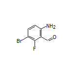 6-Amino-3-bromo-2-fluorobenzaldehyde