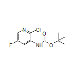 N-Boc-2-chloro-5-fluoropyridin-3-amine