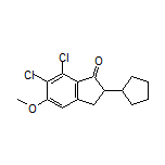 6,7-Dichloro-2-cyclopentyl-5-methoxy-1-indanone