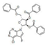 (2R,3R,4R,5R)-2-[(Benzoyloxy)methyl]-5-(4-chloro-5-fluoro-7H-pyrrolo[2,3-d]pyrimidin-7-yl)tetrahydrofuran-3,4-diyl Dibenzoate