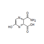 3-Carbamoyl-6-hydroxypyrazine-2-carboxylic Acid