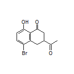 3-Acetyl-5-bromo-8-hydroxy-3,4-dihydronaphthalen-1(2H)-one