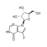 7-[(2R,3R,4S,5R)-3,4-Dihydroxy-5-(hydroxymethyl)tetrahydrofuran-2-yl]-5-fluoro-3H-pyrrolo[2,3-d]pyrimidin-4(7H)-one