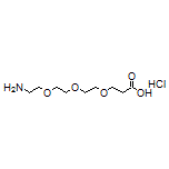 3-[2-[2-(2-Aminoethoxy)ethoxy]ethoxy]propanoic Acid Hydrochloride