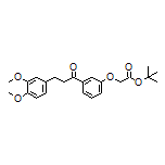 tert-Butyl 2-[3-[3-(3,4-Dimethoxyphenyl)propanoyl]phenoxy]acetate