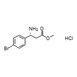 Methyl (R)-3-Amino-3-(4-bromophenyl)propanoate Hydrochloride