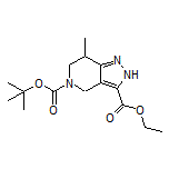 Ethyl 5-Boc-7-methyl-4,5,6,7-tetrahydro-2H-pyrazolo[4,3-c]pyridine-3-carboxylate