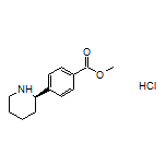 Methyl (R)-4-(2-Piperidyl)benzoate Hydrochloride