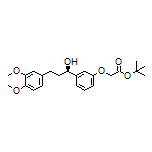 tert-Butyl (R)-2-[3-[3-(3,4-Dimethoxyphenyl)-1-hydroxypropyl]phenoxy]acetate