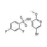 N-(5-Bromo-2-methoxy-3-pyridyl)-2,4-difluorobenzenesulfonamide