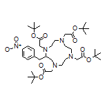 2,2',2'',2'''-[2-(4-硝基苄基)-1,4,7,10-四氮杂环十二烷-1,4,7,10-四基]四乙酸四叔丁酯