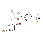 3-(5-Chloro-2-hydroxybenzyl)-5-[4-(trifluoromethyl)phenyl]-1,3,4-oxadiazol-2(3H)-one