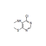 4-Chloro-N-methyl-6-(methylthio)pyrimidin-5-amine