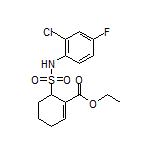 Ethyl 6-[N-(2-Chloro-4-fluorophenyl)sulfamoyl]-1-cyclohexenecarboxylate