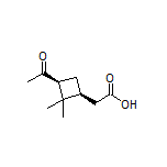 2-[(1S,3S)-3-Acetyl-2,2-dimethylcyclobutyl]acetic Acid