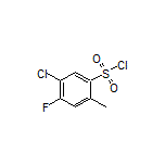 5-Chloro-4-fluoro-2-methylbenzenesulfonyl Chloride