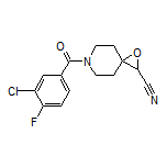 6-(3-氯-4-氟苯甲酰基)-1-氧杂-6-氮杂螺[2.5]辛烷-2-甲腈