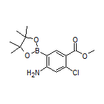 2-Amino-4-chloro-5-(methoxycarbonyl)phenylboronic Acid Pinacol Ester