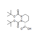 (R)-1,2-Bis(Boc)hexahydropyridazine-3-carboxylic Acid