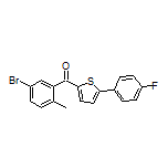 (5-Bromo-2-methylphenyl)[5-(4-fluorophenyl)-2-thienyl]methanone