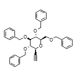 (2R,3R,4R,5S,6S)-3,4,5-Tris(benzyloxy)-2-[(benzyloxy)methyl]-6-ethynyltetrahydro-2H-pyran