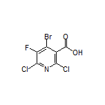 4-Bromo-2,6-dichloro-5-fluoronicotinic Acid