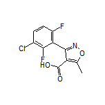 3-(3-Chloro-2,6-difluorophenyl)-5-methylisoxazole-4-carboxylic Acid