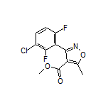 Methyl 3-(3-Chloro-2,6-difluorophenyl)-5-methylisoxazole-4-carboxylate