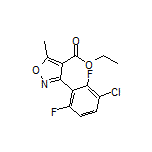 Ethyl 3-(3-Chloro-2,6-difluorophenyl)-5-methylisoxazole-4-carboxylate