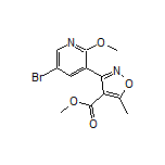 Methyl 3-(5-Bromo-2-methoxy-3-pyridyl)-5-methylisoxazole-4-carboxylate