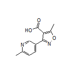 5-Methyl-3-(6-methyl-3-pyridyl)isoxazole-4-carboxylic Acid