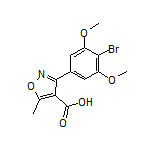 3-(4-Bromo-3,5-dimethoxyphenyl)-5-methylisoxazole-4-carboxylic Acid