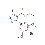 Ethyl 3-(4-Bromo-3,5-dimethoxyphenyl)-5-methylisoxazole-4-carboxylate