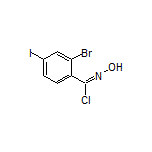 2-Bromo-N-hydroxy-4-iodobenzimidoyl Chloride