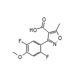 3-(2,5-Difluoro-4-methoxyphenyl)-5-methylisoxazole-4-carboxylic Acid