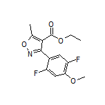 Ethyl 3-(2,5-Difluoro-4-methoxyphenyl)-5-methylisoxazole-4-carboxylate