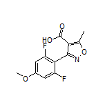 3-(2,6-Difluoro-4-methoxyphenyl)-5-methylisoxazole-4-carboxylic Acid