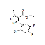 Ethyl 3-(2-Bromo-4,5-difluorophenyl)-5-methylisoxazole-4-carboxylate