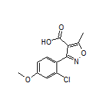 3-(2-Chloro-4-methoxyphenyl)-5-methylisoxazole-4-carboxylic Acid