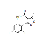 5-Methyl-3-(2,4,6-trifluorophenyl)isoxazole-4-carboxylic Acid